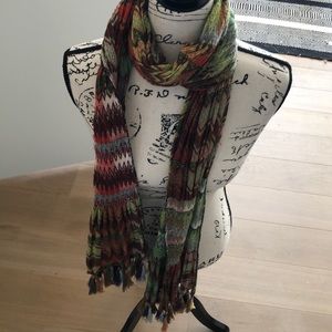 Fancy tassel scarf